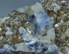 Natural Terminated Unique Fluorescent Sapphire Crystal On Mica Matrix 670 gram picture