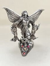 Gallo Pewter Butterfly Fairy w/ Austrian Crystals stamped and dated.  picture