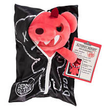 Deddy Bears - 'Beezlebear' Halloween Bear in Bag, Soft Toy Plush, Red, 30cm (H) picture