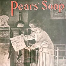 Pears Soap 1899 Advertisement Christmas Victorian Santa Lithograph Art DWCC9 picture