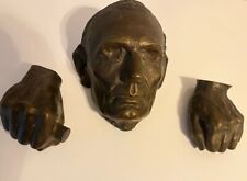 Bronze Life Mask of Abraham Lincoln by Leonard Wells Volk 1860 picture