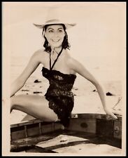Ava Gardner Barefoot Pin-Up CHEESECAKE SWIMSUIT 1940s HOLLYWOOD ORIG PHOTO 408 picture