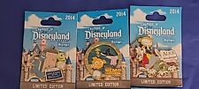 A Piece Of Disneyland History 2014-3 Pin Lot, Monsters Inc, Alice, Nemo  picture