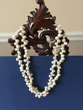 Vintage Elegant 2 strands nature pearl necklace. picture