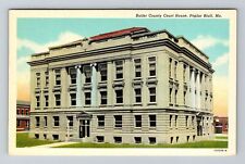 Poplar Bluff MO-Missouri, Butler County Court House Vintage Souvenir Postcard picture