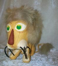 Antique Vintage Peck & Peck Sawdust Stuffed Mohair African Lion Animal Toy Italy picture