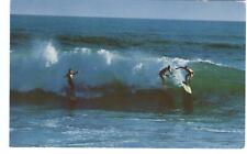 Postcard Surfing Los Angeles CA 1966 picture