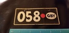 Vintage 1950’s Malta BICYCLE LICENSE PLATE picture
