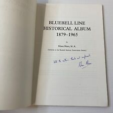 Bluebell Line Historical Album 1879 - 1865 Klaus Marx Vintage Paperback Signed picture