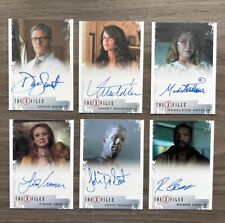 2018 Rittenhouse The X-Files Seasons 10 & 11 Autos (x6) On Card Autographs picture