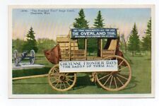 WB Postcard, The Overland Trail Stage Coach, Cheyenne, Wyoming picture