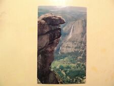 Yosemite National Park California postcard Glacier Point Overhanging Rock 1965 picture