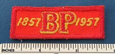 Vintage 1857-1957 BADEN POWELL Boy Scout Uniform Strip PATCH BSA BP Centennial picture