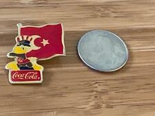 Coca Cola Pin “Turkey” 1984 Olympics International Flag Pin Series Los Angeles picture