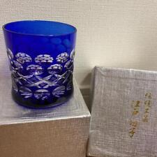 Edo Kiriko Glass Blue picture