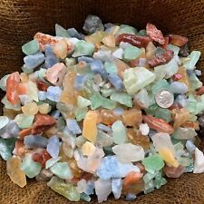 1000 Carat Lots of (SMALL) Natural Mixed Calcite Rough + FREE Faceted Gemstone picture