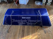 Vintage Working Budweiser Bud Light Beer Pool Billiards Table Light 48” Long picture