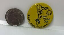 Chevy's Belair Cafe Wow Quincy Lowell Framingham Advertising Button Pin picture