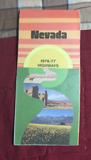Vintage 1976-77 Nevada Road Map picture
