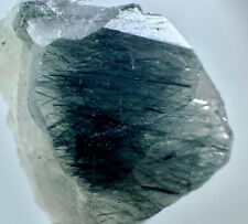 46 Carat Riebeckite Incllusion Quartz Crystal From Kpk Pakistan picture