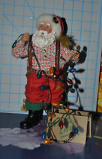 VTG Clothtique POSSIBLE DREAMS SANTA TREE LITES Blinking Lights Sound Activated picture
