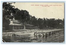 c1910's Capt. Morris Boat Livery Lake Maxinkuckee Culver Indiana IN Postcard picture