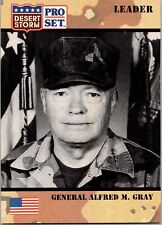 1991 General Alfred M. Gray - Commander, U.S. Mari 82 Pro Set Desert Storm TC CC picture