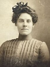 CC8 Cabinet Card Photograph Pretty Woman Marshall Missouri 1890-1900's picture
