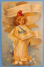 1908 Patriotic Postcard MY COUNTRY 'TIS OF THEE ~ Clapsaddle picture