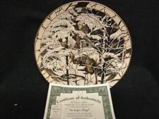Diana Casey Bradford Plate ON EAGLE'S WINGS Silent Journey Series #2 with COA picture