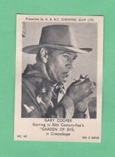 1954 Gary Cooper  A&BC  Film Star card  