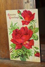 Antique Postcard 1916 Sincere Greetings picture
