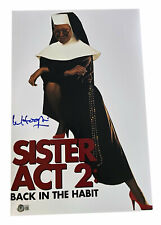 WHOOPI GOLDBERG SIGNED AUTOGRAPH 12X18 PHOTO SISTER ACT 2 BAS BECKETT picture