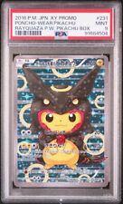 2016 Pokemon Pikachu Rayquaza Poncho Full Art Japanese XY Promo #231 PSA 9 MINT picture