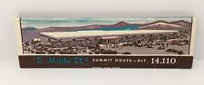 Vintage Pikes Peak Matchbook Matches Summit House Denver CO Universal picture