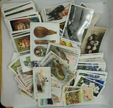 MIXED LOT of 100 TOBACCO CARDS/TEA CARDS  VARIOUS MAKERS/ TYPES  LIKE IN PHOTO picture