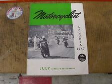 Motorcyclist July1947 America's First Motorcycle Magazine, Harley Wins Laconia picture