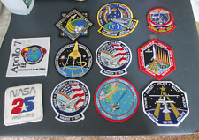 vintage lot of 11 nasa patches-not used great condition picture