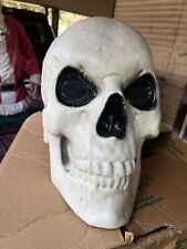 12 ft skeleton replacement Skull head life eyes lcd head only picture