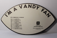 1970s Vintage Salesman Sample Fan 1978 Vanderbilt Commodores Football Schedule picture