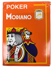 Poker Modiano Orange Playing Cards picture