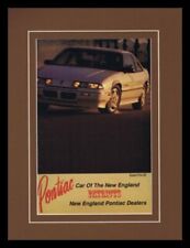 1989 Pontiac / New England Patriots 11x14 Framed ORIGINAL Vintage Advertisement  picture