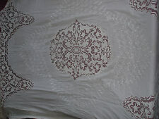 Beautiful Vintage Handmade Filet  Lace Sheet  250cm/200cm(98''x79'')  #0404 picture