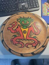 Vintage 1960s Cocle Indian Wood Plate picture
