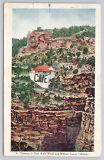 Cave of the Winds & Williams Canyon Colorado Embossed 1909 Postcard - Posted picture