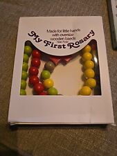 Child's Catholic Wooden   My First Rosary   20.5 in  Multicolored picture