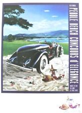 43rd Annual Pebble Beach Concours 1993 9x13 Poster Print Cadillac Pinin Farina picture