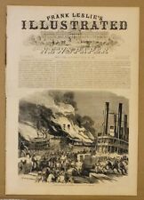 Frank Leslie's Illustrated  7/26/1856 Trouble in Kansas / Fire in Saint Louis picture