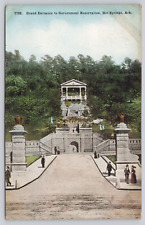 Postcard   Grand Entrance to Government Reservation Hot Springs Ark  UNP (a1) picture