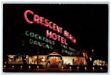 c1960 Crescent Beach Hotel Exterior View Map Rochester New York Vintage Postcard picture